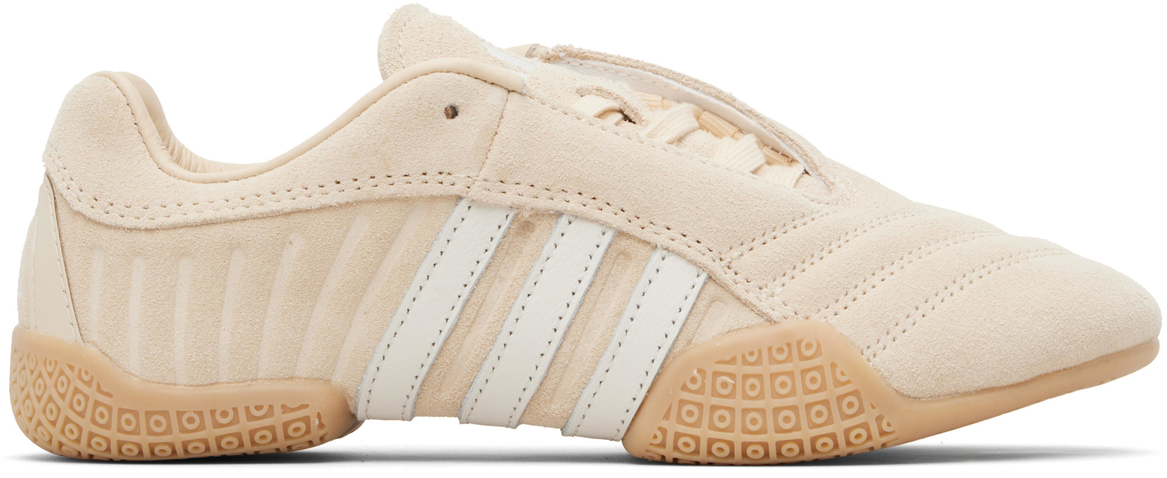 Beige Taekwondo Mei Elite Sneakers by ADIDAS