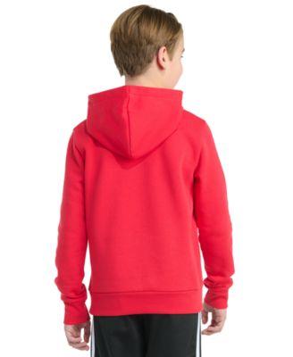 Big Boys 8-20 Long-Sleeve Essential Big Logo Fleece Pullover Hoodie by ADIDAS