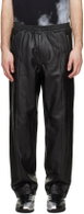 Black A-Type Firebird Leather Pants by ADIDAS Black A-Type Firebird Leather Pants by ADIDAS