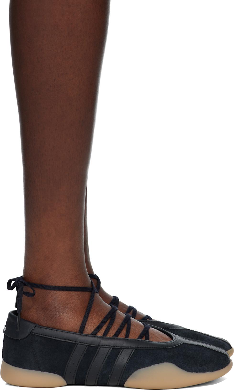 Black Taekwondo Mei Ballerina Flats by ADIDAS