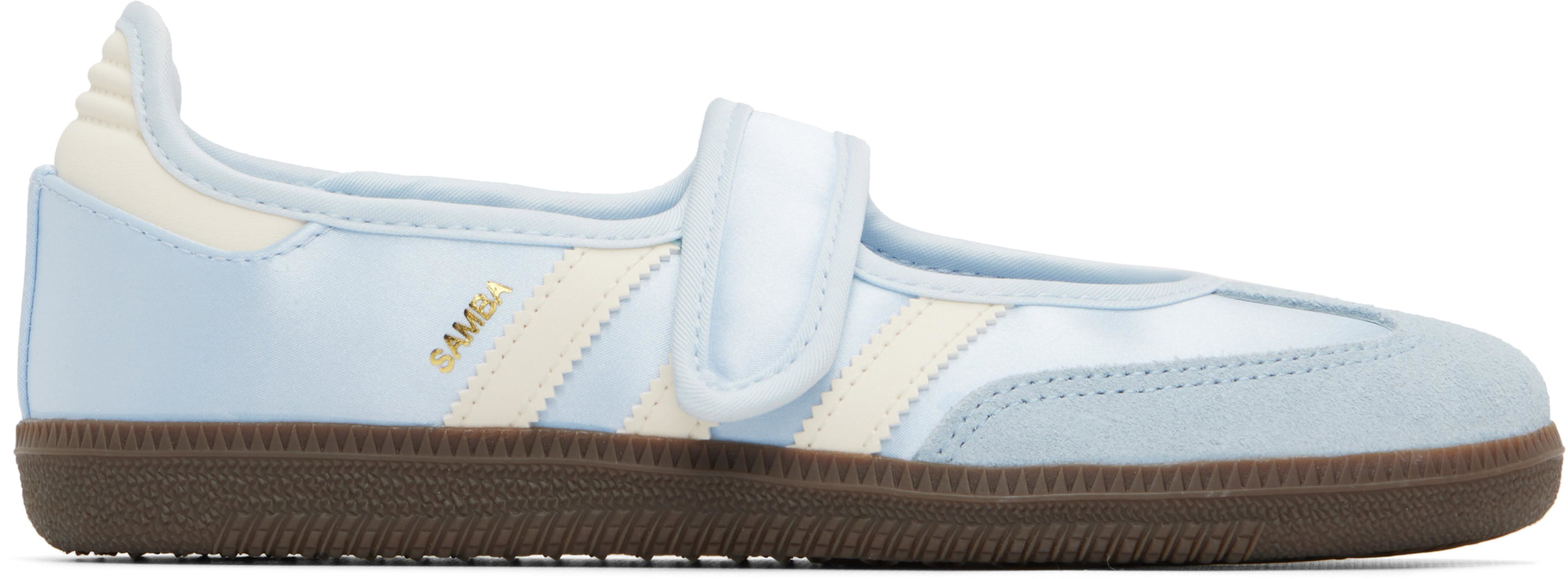 Blue Samba Jane Sneakers by ADIDAS