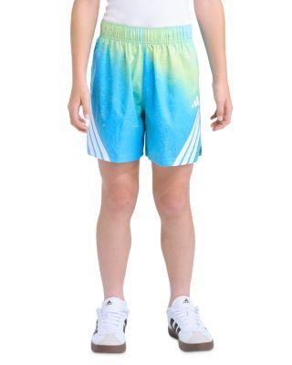 Boys' Elastic Waistband Printed Woven 3-Stripes Shorts - Big Kid by ADIDAS