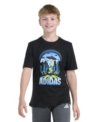 Boys' Short Sleeved Space City Tee - Little Kid by ADIDAS