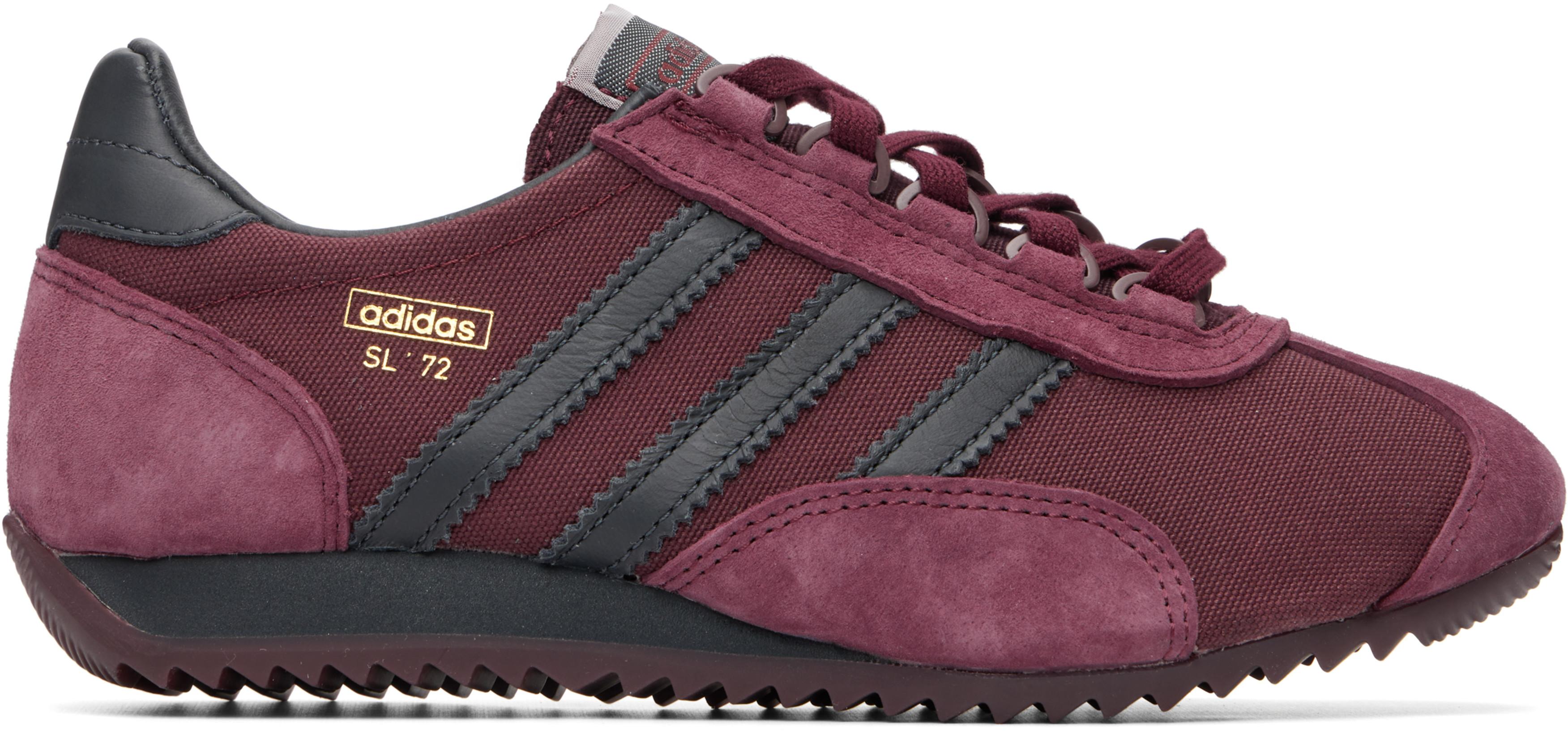 Burgundy SL 72 PT Sneakers by ADIDAS