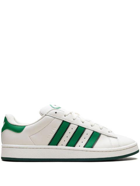 Campus 00s "Core White/Green/Off White" sneakers by ADIDAS
