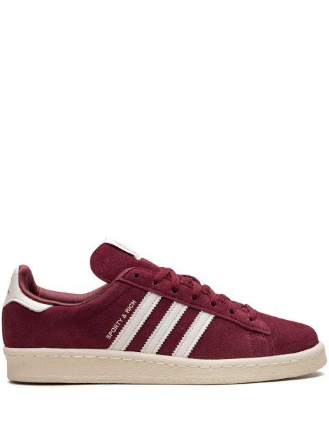 Campus 80s "Sporty & Rich - Merlot Cream" sneakers by ADIDAS