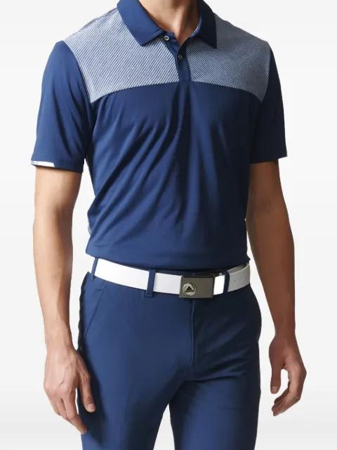 Climachill Heather Block "Blue" golf polo shirt by ADIDAS