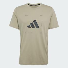 Climacool Training Camo Logo Graphic Tee by ADIDAS
