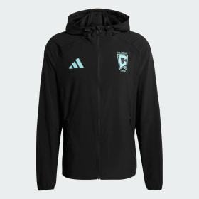 Columbus Crew Tiro Tech Full Zip Windbreaker Jacket by ADIDAS