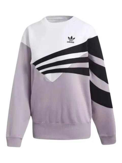 Crewneck Sweatshirt WMNS "White / Lilac / Black" by ADIDAS