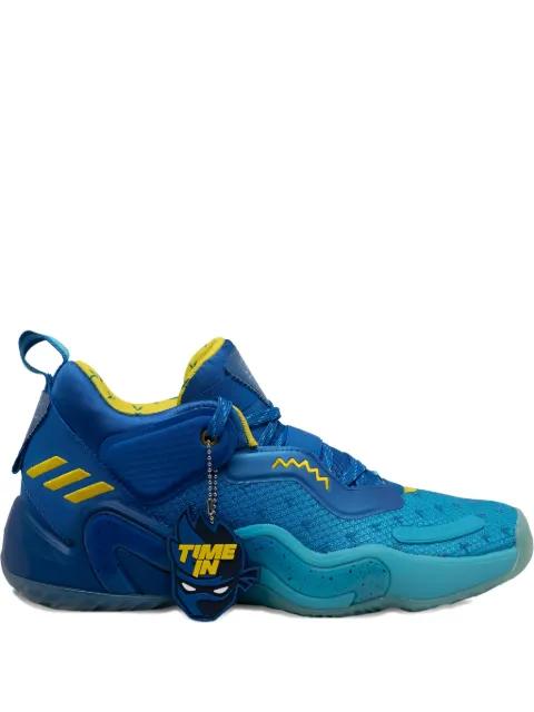 D.O.N. Issue #3 "Ninja Time In Blue" sneakers by ADIDAS