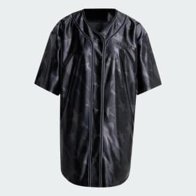 Denim Graphic Baseball Jersey by ADIDAS