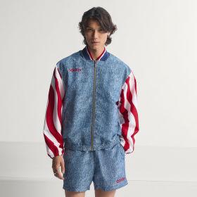 Denim Graphic Track Top by ADIDAS