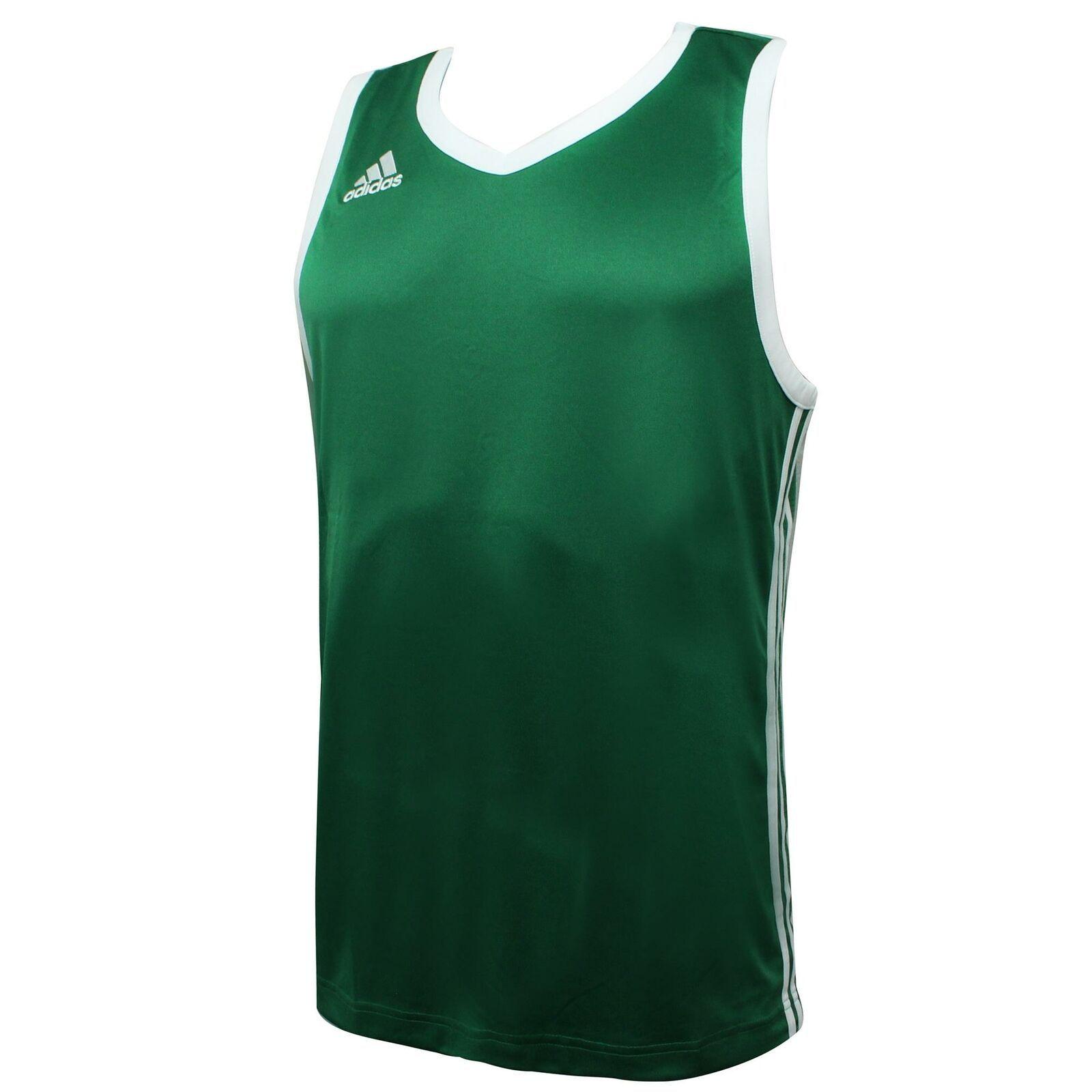 E Kit 3.0 Jersey Training Basketball Tank Top in Green by ADIDAS
