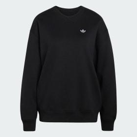 ESSENTIALS CREW LONG FLEECE OS Sweatshirt by ADIDAS