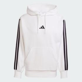 Essentials 3-Stripes Fleece Hoodie by ADIDAS