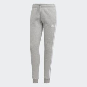 Essentials 3-Stripes Fleece Pants by ADIDAS