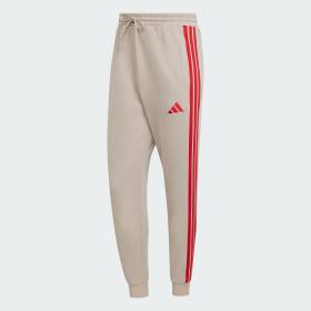 Essentials 3-Stripes Fleece Pants by ADIDAS