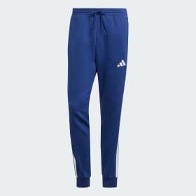 Essentials 3-Stripes Fleece Pants by ADIDAS
