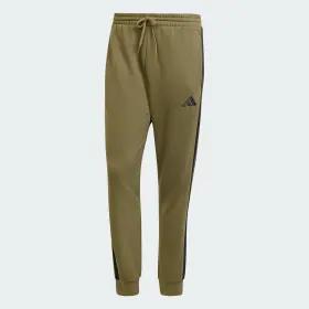 Essentials 3-Stripes Fleece Pants by ADIDAS