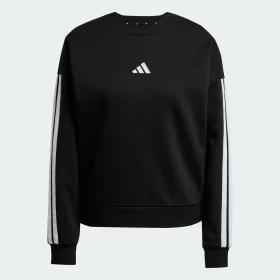 Essentials 3-Stripes Fleece Sweatshirt by ADIDAS