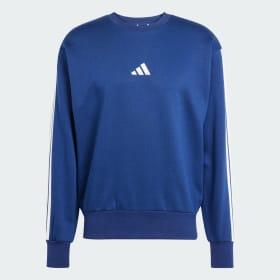 Essentials 3-Stripes Fleece Sweatshirt by ADIDAS