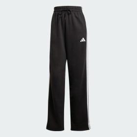 Essentials 3-Stripes Open-Hem French Terry Pants by ADIDAS