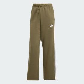 Essentials 3-Stripes Open-Hem French Terry Pants by ADIDAS