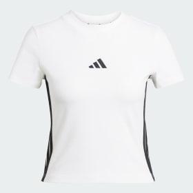 Essentials 3-Stripes Slim Baby Tee by ADIDAS