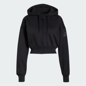 Essentials Contemporary Fleece Full Zipper Hooded Jacket by ADIDAS