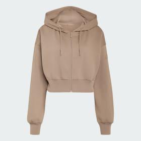 Essentials Contemporary Fleece Full Zipper Hooded Jacket by ADIDAS