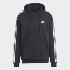 Essentials Fleece 3-Stripes Hoodie by ADIDAS