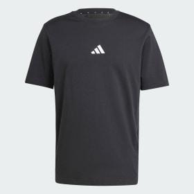 Essentials Small Logo Single Jersey Tee by ADIDAS Essentials Small Logo Single Jersey Tee by ADIDAS