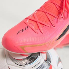 F50 HYPERFAST LEAGUE Mid Firm Ground Soccer Cleats by ADIDAS