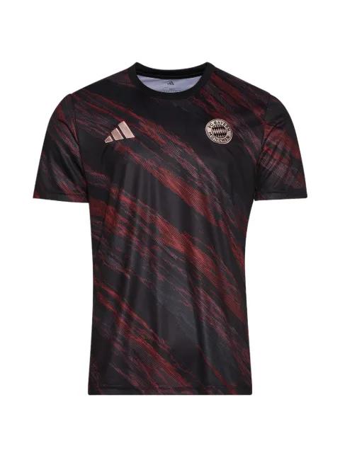 FC Bayern 25/26 graphic-print pre-match T-shirt by ADIDAS