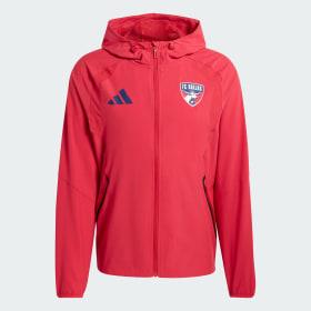 FC Dallas Tiro Tech Full Zip Windbreaker Jacket by ADIDAS