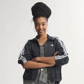FIREBIRD OVERSIZED AOP DENIM JACKET by ADIDAS