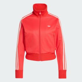 Firebird Track Top with Knitted Crochet Details by ADIDAS
