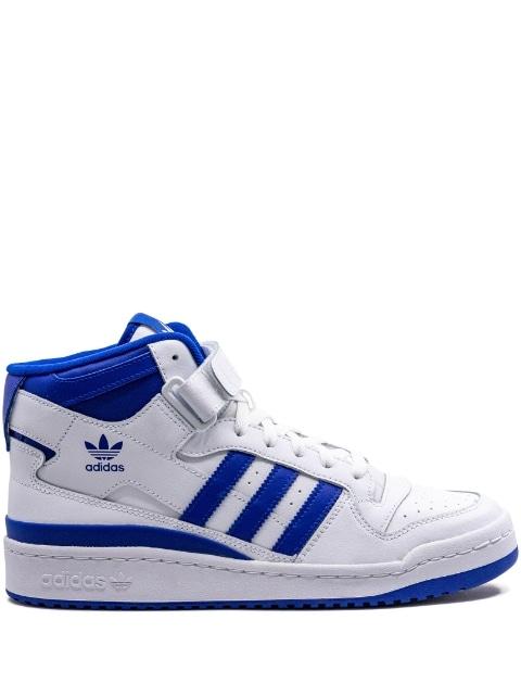 Forum Mid "White/Royal" sneakers by ADIDAS