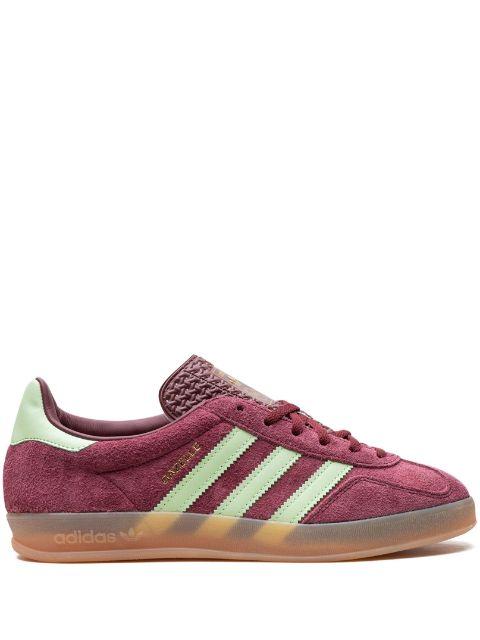 Gazelle Indoor "Shadow Red/Semi Spark Green" sneakers by ADIDAS