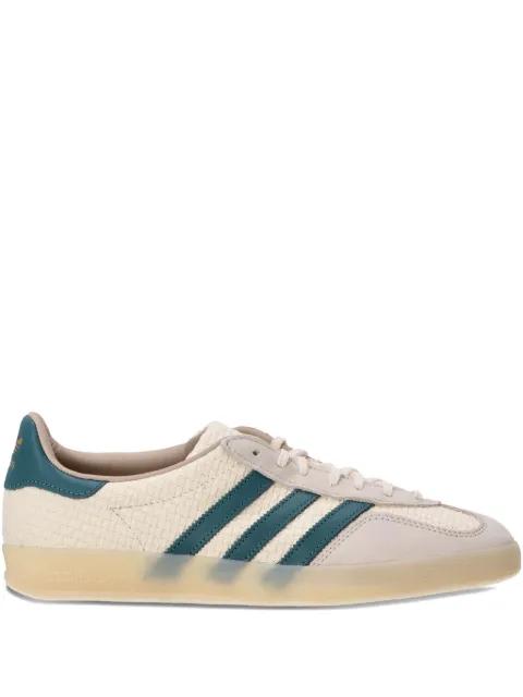 Gazelle three-stripe textured sneakers by ADIDAS