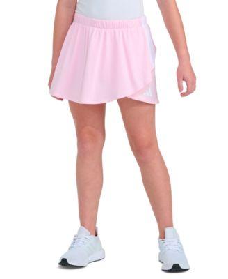 Girls' 8-16 Elastic Waistband Faux Wrapped Skort by ADIDAS