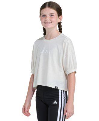 Girls' 8-16 Short Balloon-Sleeve T-Shirt by ADIDAS