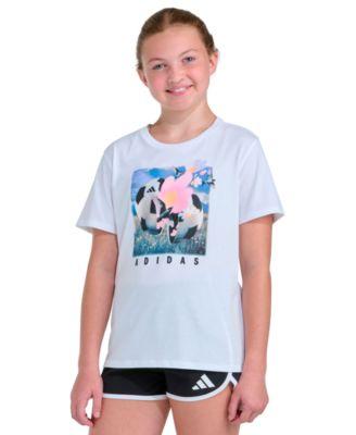 Girls' 8-16 Short-Sleeve Regular Fit T-Shirt by ADIDAS