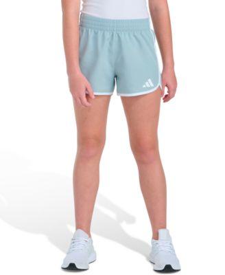 Girls' 8-16 Waistband Woven Pacer Shorts by ADIDAS