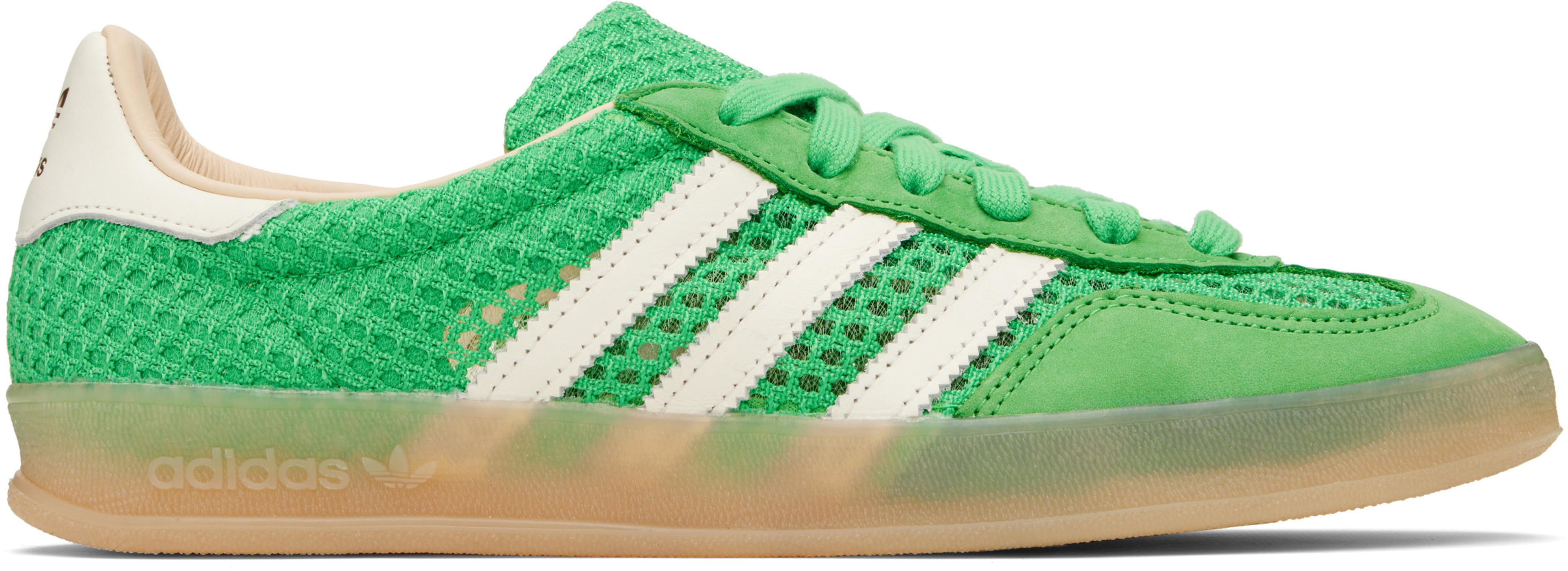 Green Gazelle Indoor Sneakers by ADIDAS Green Gazelle Indoor Sneakers by ADIDAS