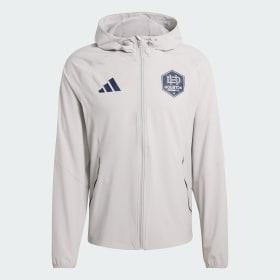 Houston Dynamo Tiro Tech Full Zip Windbreaker Jacket by ADIDAS