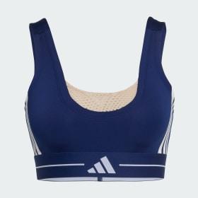 Hyperglam 3-Stripes Color Block Light Support Bra by ADIDAS