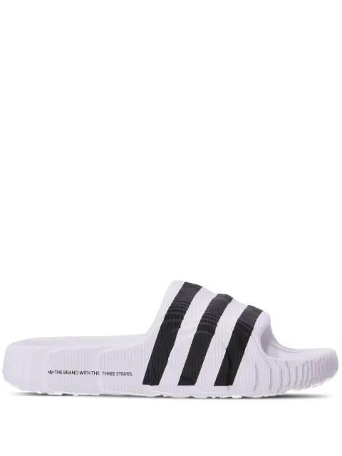 Island Club Adilette 22 ribbed slides by ADIDAS