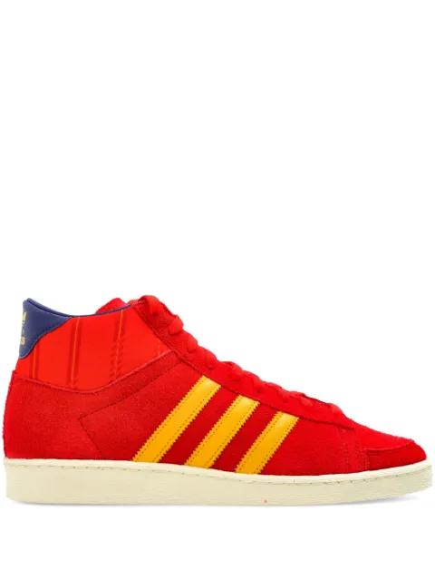 JABBAR stripes high-top trainers by ADIDAS